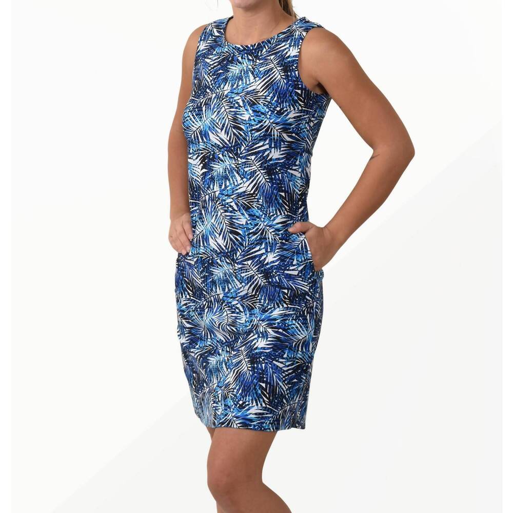 NEW SOUTHWIND belmont dress in navy palm